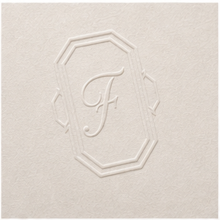Generated embossed stationery mockup